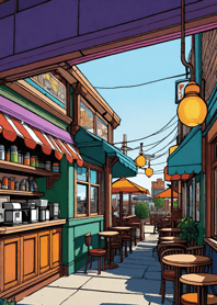 居心地の良いカフェ AfB643