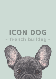 ICON DOG - french bulldog - PASTEL GR/01