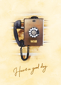 The old telephone illustration