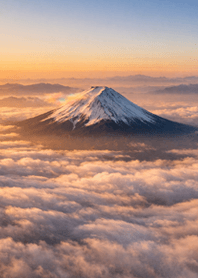Mt. Fuji Above the Clouds, Luck Rises#3