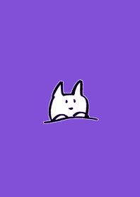 Cat purple color version by Rororoko
