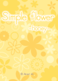 Simple flower -honey-