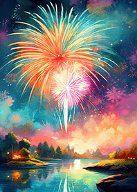 Beautiful Fireworks Theme#127