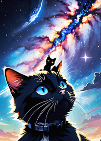 Night Moon Star Cat Db8d2C