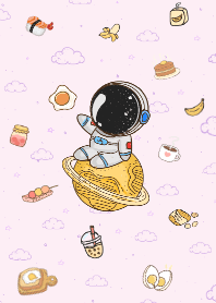 赤ちゃん宇宙飛行士がお腹が空いたとき