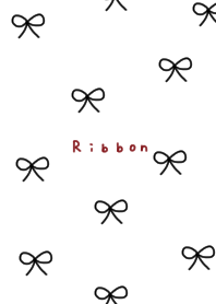 ホワイトとリボン柄。