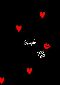 Simple XOXO Heart2 from Japan