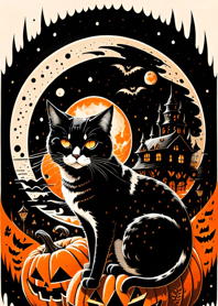 halloween cat 325674