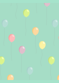 Pastel balloons01 BG