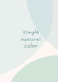 simple natural green