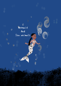 Mermaid  and Sea animals