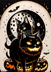 浮世絵万聖節猫 Ec4Db9