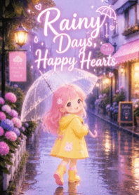 下雨天裡的可愛女孩 V.23