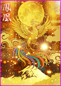 Mount Fuji and phoenix