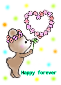 Bear happy forever
