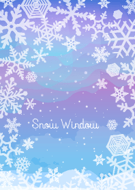 雪の窓