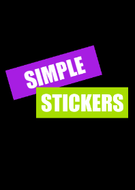 SIMPLE STICKERS C'