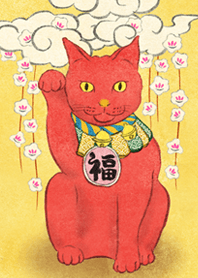 Maneki Neko untuk mencegah penyakit.