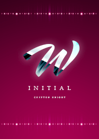 Initial "W"_DarkRed