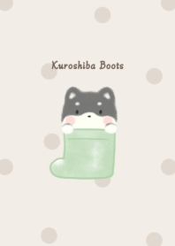 Kuroshiba and Boots* -green- dot
