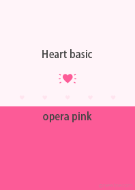 Heart basic オペラ ピンク