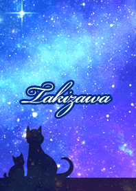 Takizawa Milky way & cat silhouette