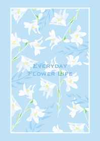 Everyday Flower Life_ Lily_blue