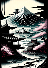 Ukiyo-e Mountains, Seas 89247c