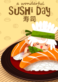 Fluffy & Tilly (Sushi Day)