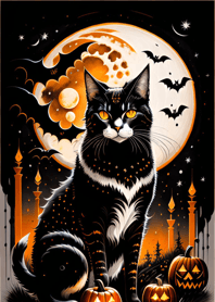 halloween cat 91F561