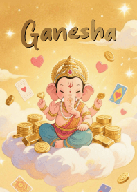 Lord Ganesha grants blessings of luck