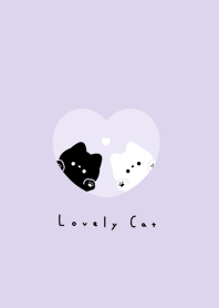 Pair Cats in Heart(NL)|lavender.