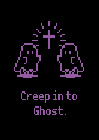 Sheet Ghost Creep in Ghost  - B& Purple3