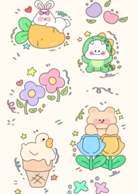 Duck flowers bear