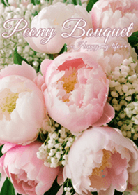 可憐な芍薬＆鈴蘭✧Peony Bouquet