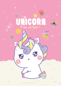 Unicorn Cute Theme Pink