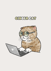 gingercat9 - light beige