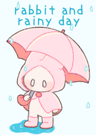 兔子和雨天