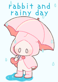 rabbit and rainy day