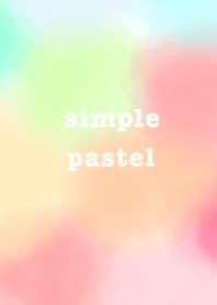 simple colorful pastel