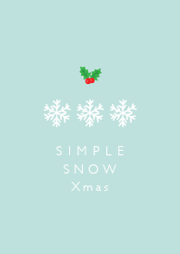 Simple snow Xmas 01 J