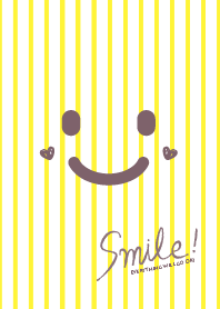 Stripe smile! Yellow J