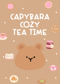 Capybara Cozy Tea Time (beige)