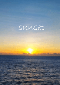 sunset okinawa