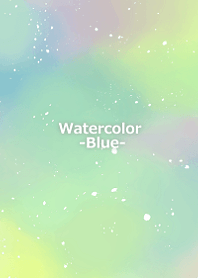 Watercolor -Blue-