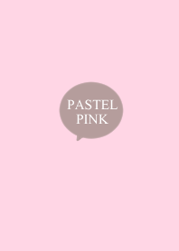 Pastel pink and greige.