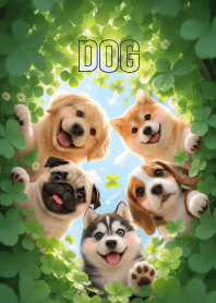 Cute Dog Gang in Clover Leaf (JP)
