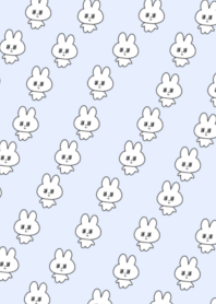 many rabbits (blue)