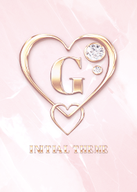 [ G ] Heart Charm & Initial  - PB