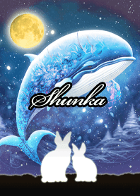 Shunka Beautiful rabbit & whale